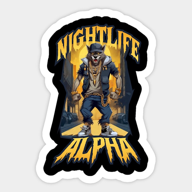 Nightlife Alpha Sticker by SergioCoelho_Arts